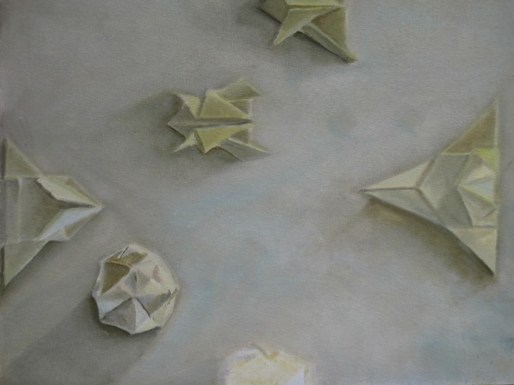 Oil on canvas from still 18 x 24