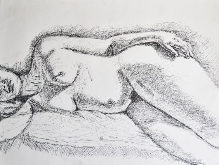 Ballpoint Pen on Paper